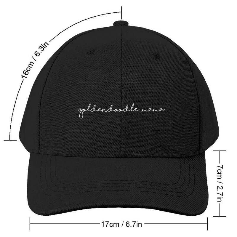 قبعة بيسبول Mama Goldendoodle للرجال والنساء ، قبعة سوداء للحفلات ، علامة تجارية فاخرة ، دروبشيبينغ