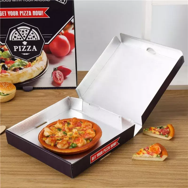 صندوق بيتزا حراري من رقائق الألومنيوم ، منتج مخصص للبيع