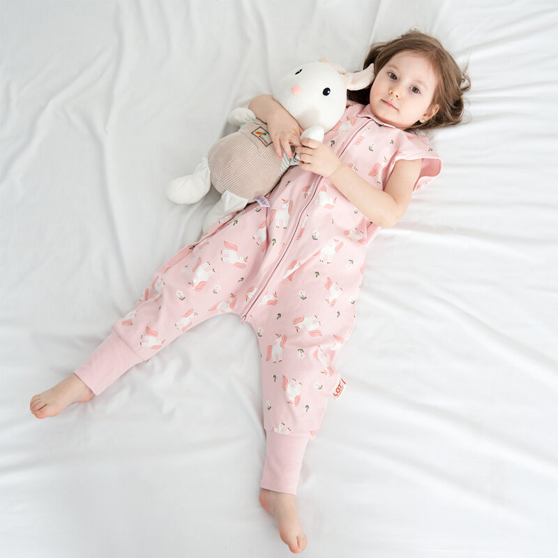 طفل كيس النوم مع قدم الربيع الصيف يمكن ارتداؤها بطانية مع الساقين القطن كيس النوم للطفل لينة الطفل الوليد رومبير الملابس