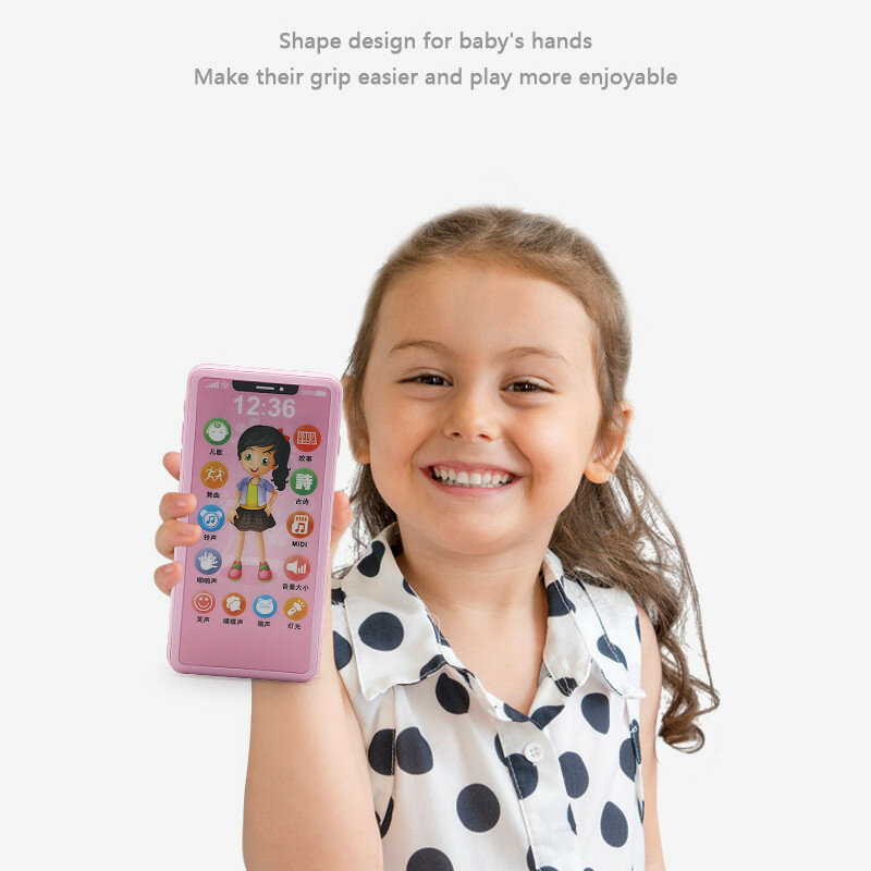 أطفال الذكية شاشات لمس للهاتف المحمول لعبة متعددة الوظائف محاكاة بازل للأطفال التعليم المبكر الهاتف المحمول الطفل الصوتية اللعب