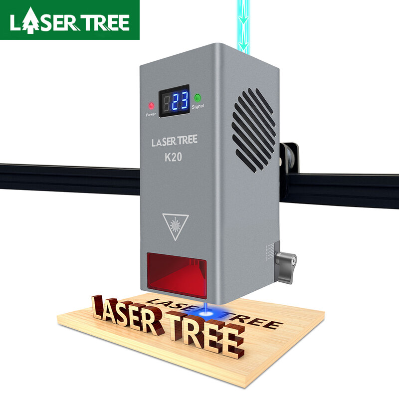 ليزر شجرة 20 واط 30 واط الطاقة البصرية ليزر رئيس مع مساعدة الهواء الأزرق ضوء TTL وحدة ل حفارة الليزر آلة قطع عدد وأدوات