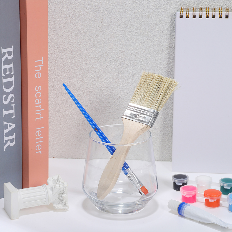 مجموعة فرش تلوين ميموري نايلون ، رسم زيتي أكريليك ، أدوات فرش تلوين خشبية بألوان مائية ، لوازم فرش تلوين