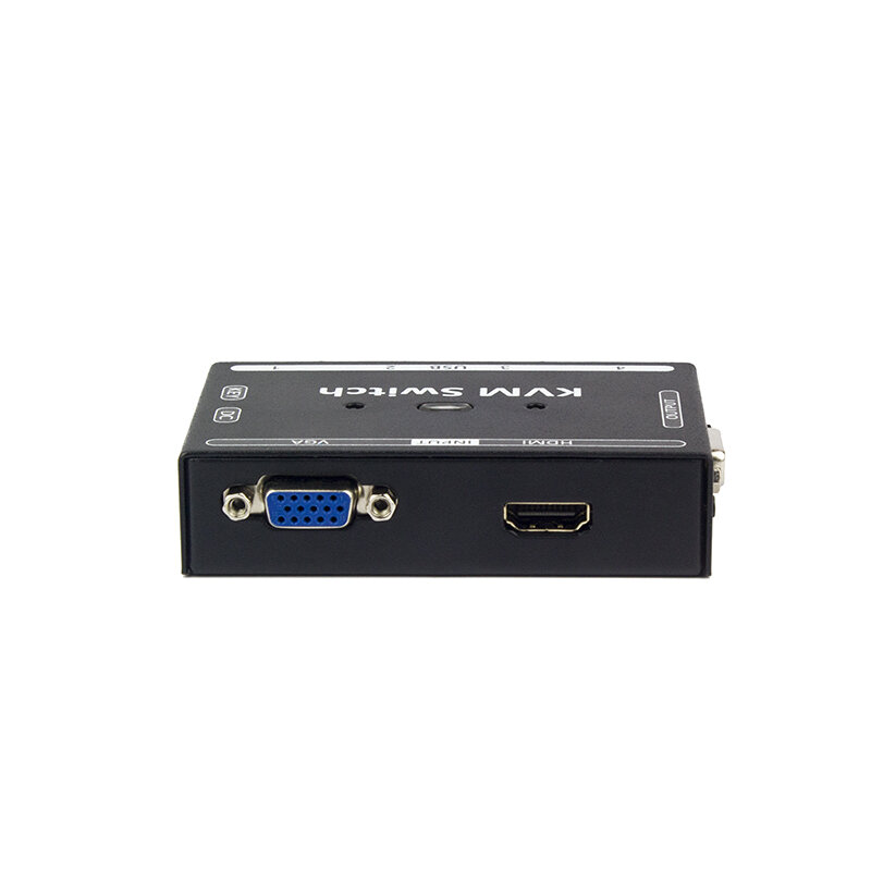 هجين مفتاح ماكينة افتراضية معتمدة على النواة 2 في 1 خارج VGA HDMI sharer الكمبيوتر المضيف مراقب حصة لوحة مفاتيح بمنفذ USB الماوس