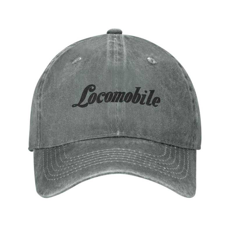 Locomobile شركة أمريكا شعار طباعة الجرافيك عادية الدينيم قبعة محبوك قبعة قبعة بيسبول