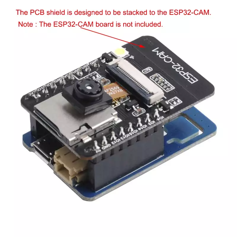 5 قطعة ESP32-CAM PCB درع مع المصغّر USB واجهة ذكر أنثى دبوس رأس ل ESP32-CAM AI-المفكر مجلس