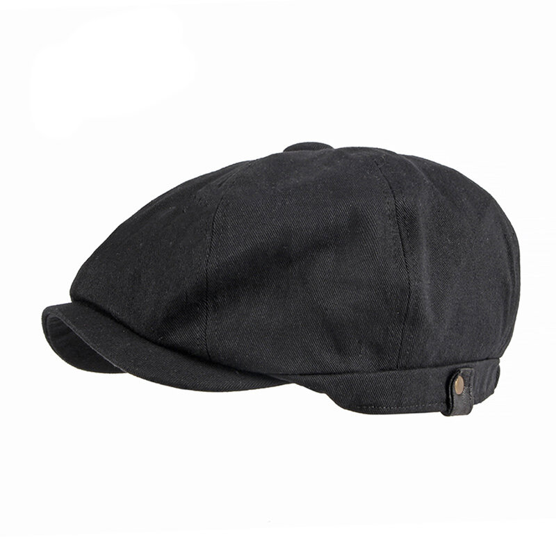 قبعة جديدة 2022 للرجال من موزع الصحف قبعات قطنية قبعات ريترو مثمنة قبعات عصرية غير رسمية مناسبة للأباء مناسبة كهدية