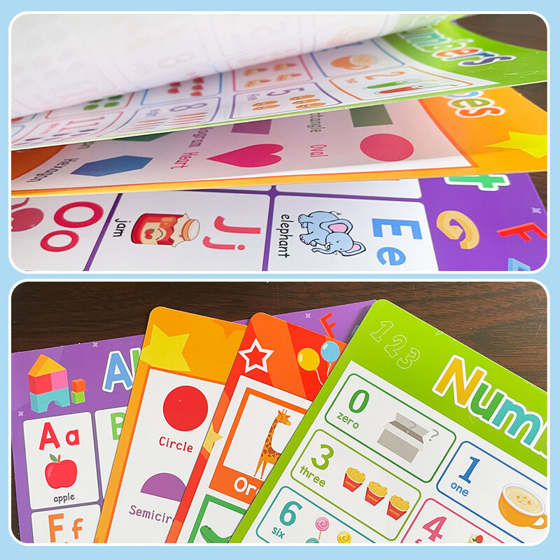 20 موضوع للأطفال تعلم اللغة الإنجليزية اللعب مدرسة الفصول الدراسية التعليمية A4 الملصقات الديكور بطاقات كبيرة الجدار ملصق