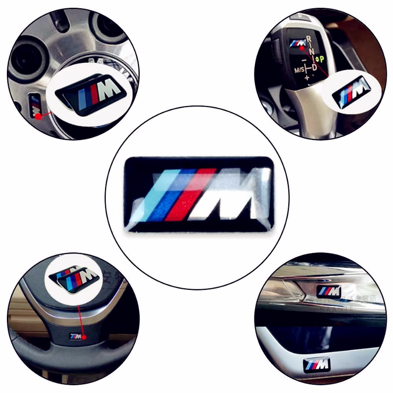 أغطية محور عجلة قيادة السيارة ، ملصق شارة شعار مركزي ، ملصق ذاتي الصنع ، جميع BMW E46 ، E39 ، E38 ، E90 ، E60 ، E36 ، F30 ، F20 ، X1 ، X3 ، X5 ، شعار M