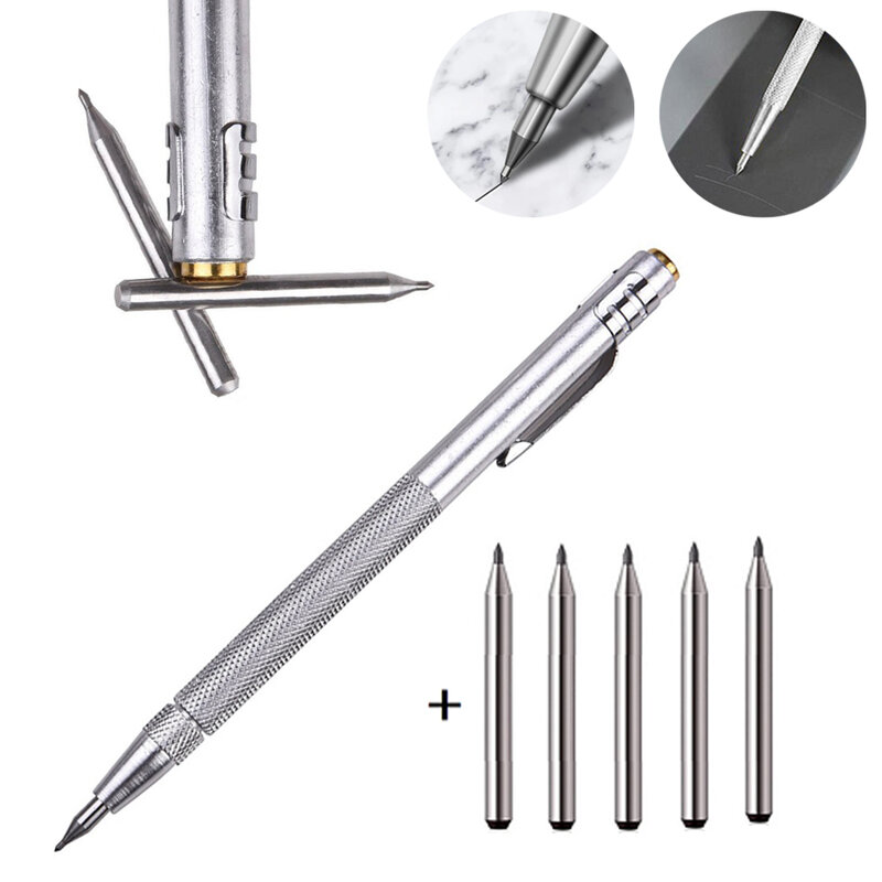 قلم نقش كربيد للزجاج والسيراميك ، قلم نقش الماس ، طرف كربيد ، قلم حبر منقار ، أدوات يدوية