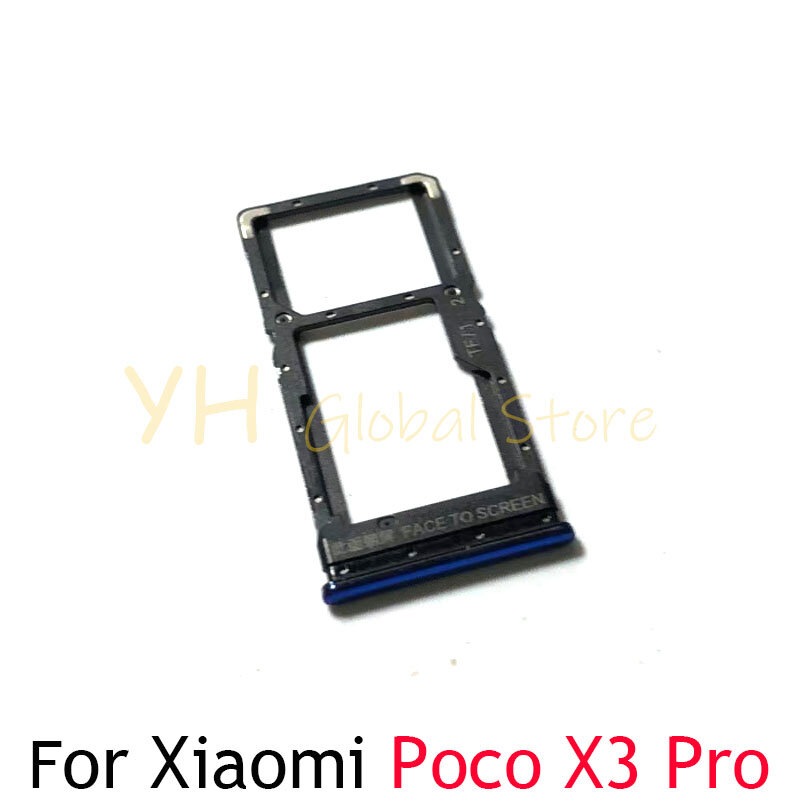 فتحة بطاقة Sim حامل صينية ، إصلاح أجزاء ، شاومي بوكو X3 ، X3 NFC ، X3 برو