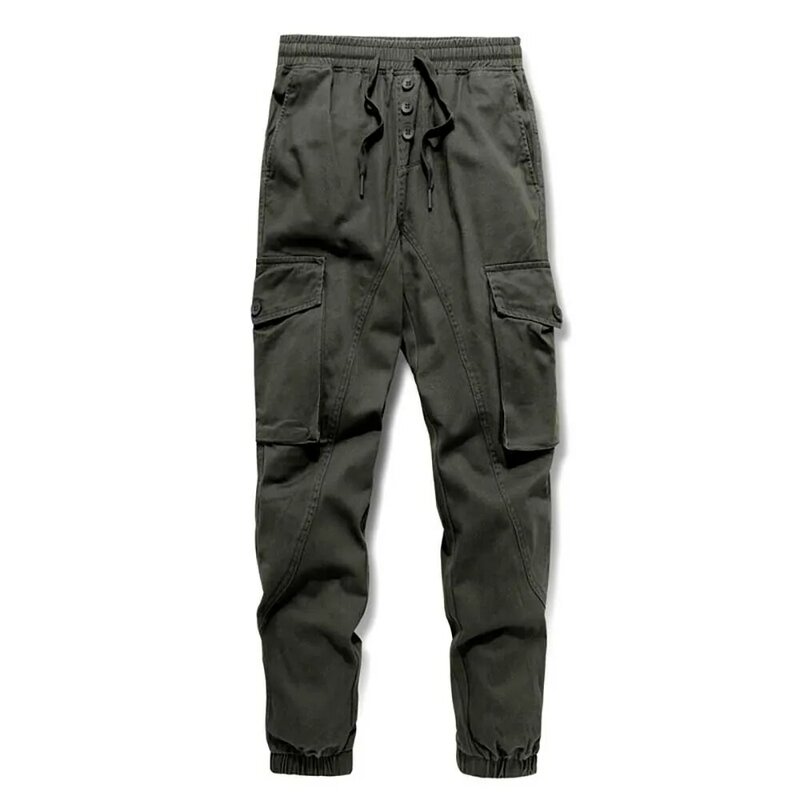 Spring Autumn Fashion Cargo Pants Men's Casual Trousers Loose Baggy Streetwear Joggers Harem Clothing