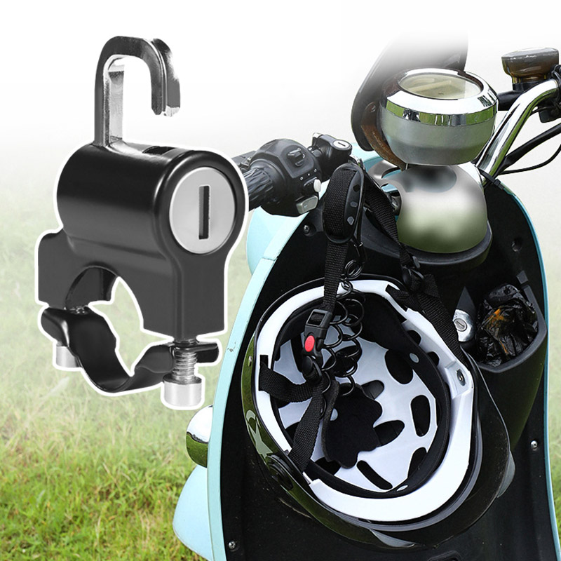 مكافحة سرقة خوذة قفل المقود جبل دراجة نارية دراجة نارية الكهربائية العالمي الأمن المعادن قفل 22 مللي متر-26 مللي متر مع مفاتيح مجموعة