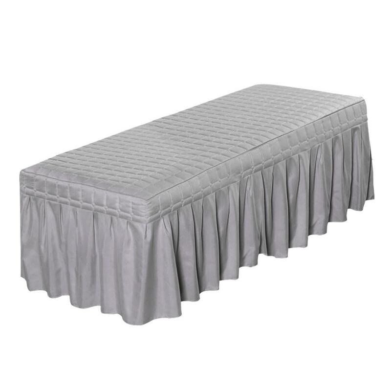 ملاءة سرير تجميل ، تنورة طاولة تدليك مع ثقب ، اجعل صالونك محترفًا ، كما هو محدد ، 60 * *