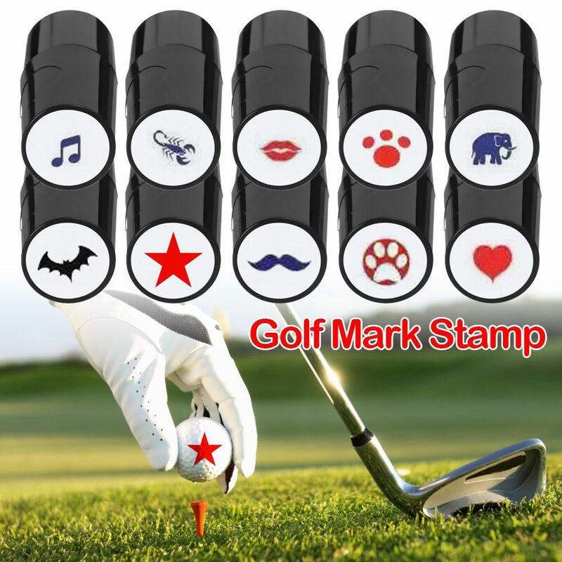 علامة ختم الجولف البلاستيكية المتينة ، ختم علامة ختم كرة الغولف ، هدية إكسسوارات الجولف