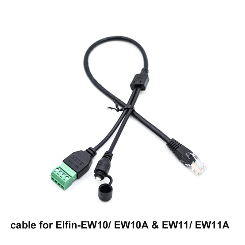 تحويل كابل الناقل ل Elfin-EE10A EE11A ، محول نقل ، RJ45 ، RS232 ، RS485 واجهة