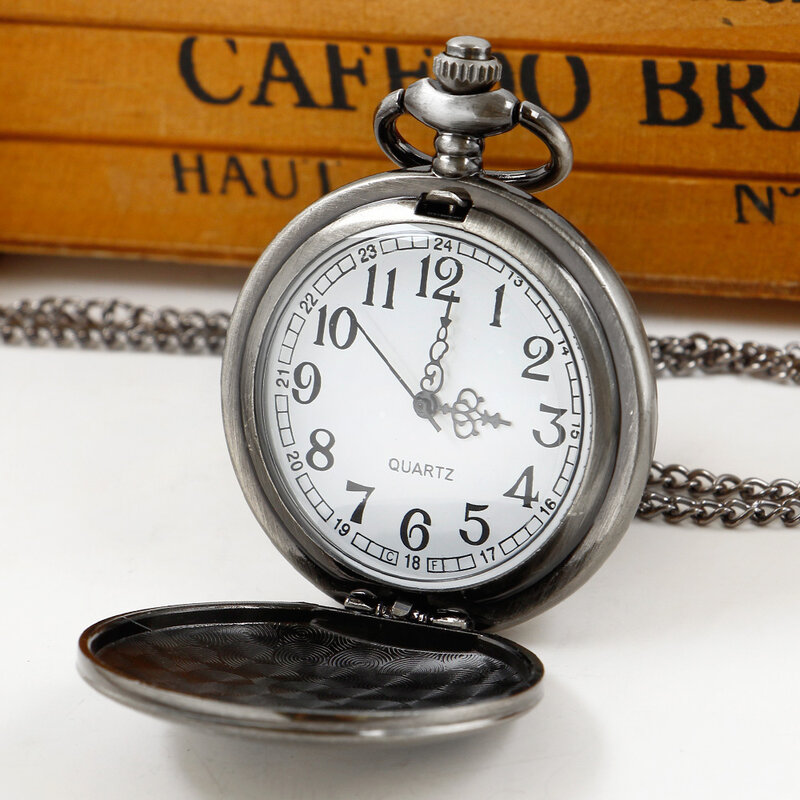 خمر قلادة عادية كوارتز ساعة جيب للرجال Steampunk قلادة ساعة الجيب ساعة رجالية هدية Reloj
