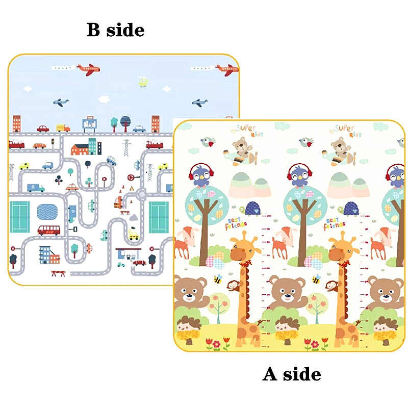 2022 XPE الطفل تلعب حصيرة للأطفال السجاد Playmat تطوير حصيرة غرفة الطفل حصيرة للزحف مقاوم للماء سهلة فرك سميكة 1/0.5 سنتيمتر