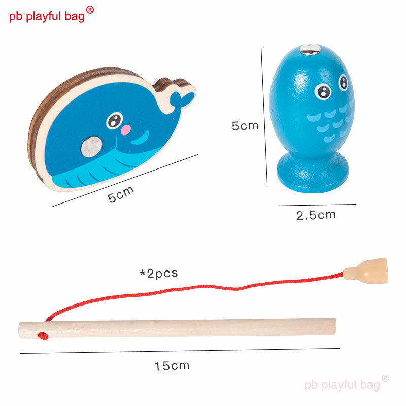 PB لعوب حقيبة المغناطيسي الصيد ألعاب الأطفال ألعاب تعليمية الحيوانات البحرية الإبداعية للاهتمام الهدايا التفاعلية UG185