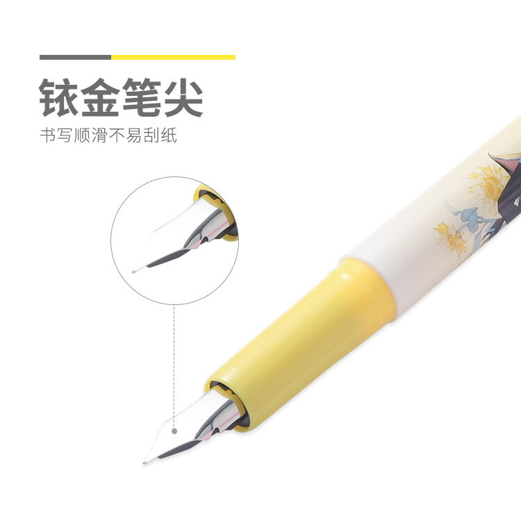 قلم حبر قابل للمسح بحبر قابل للاستبدال ، رأس الحجم ، لممارسة الطلاب ، المكتب ، اللون المرسل يدويًا