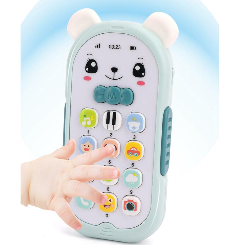 طفل هاتف لعبة هاتف المحمول في وقت مبكر التعليمية آلة التعلم الاطفال الهاتف الموسيقى الصوت آلة طفل هاتف مصغر لعبة