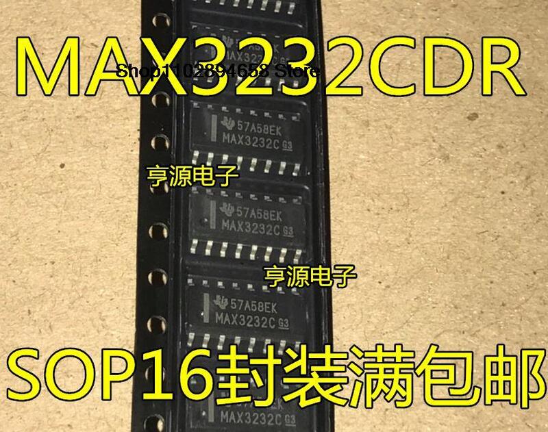 5 قطعة MAX3232CDR MAX3232C MAX3232 SOP16 RS-232/