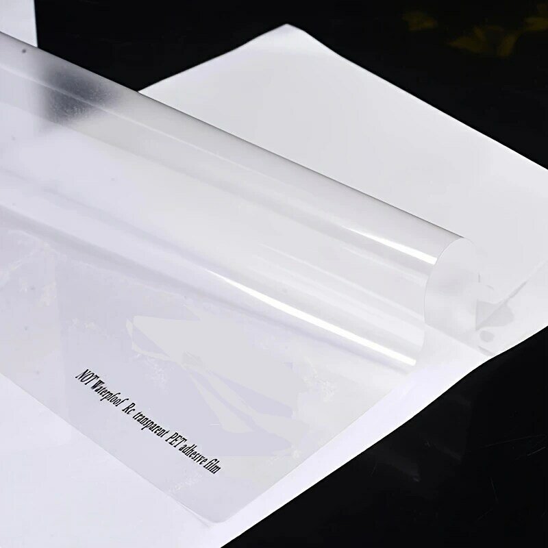 ورق فينيل لاصق قابل للطباعة للطابعة النافثة للحبر ، شفاف ، غير مقاوم للماء ، ملصق ، صفائح ذاتية اللصق ، A4 ، 20 ورقة