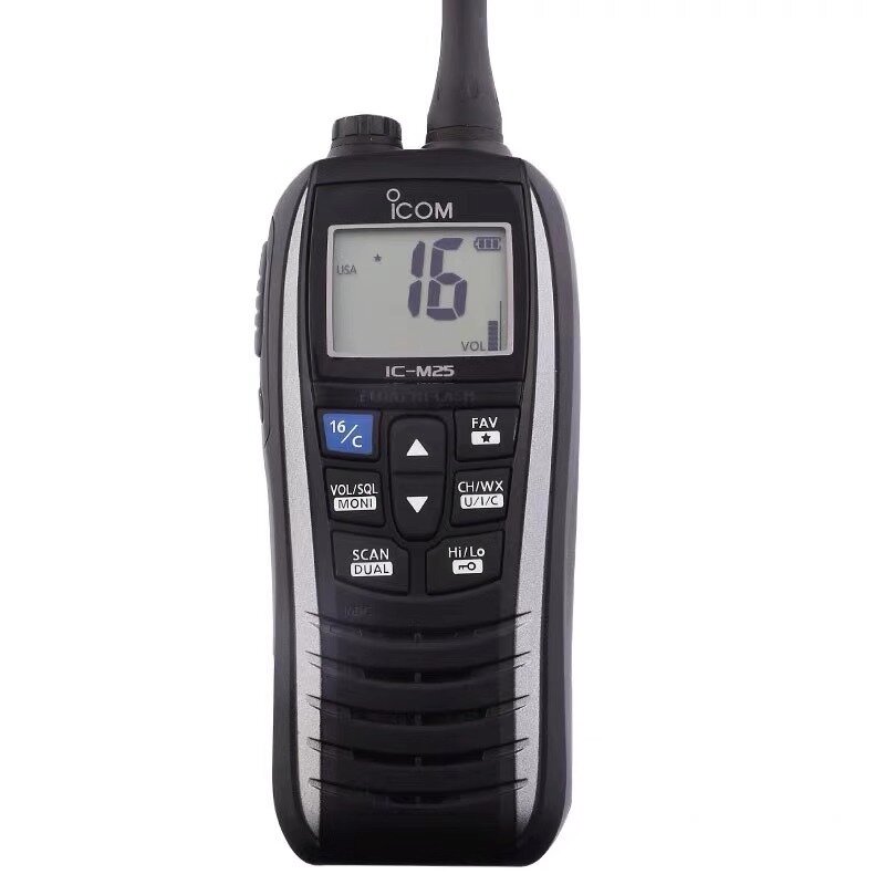 راديو بحري من ICOM ، جهاز اتصال لاسلكي بحري ، جهاز إرسال واستقبال VHF