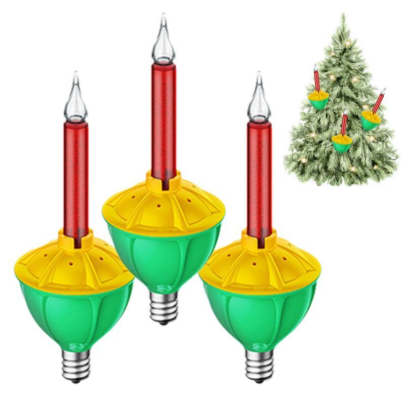 مصابيح إضاءة فقاعات عيد الميلاد التقليدية ، استبدال متعدد الألوان ، أضواء عطلة جديدة ، 3 *