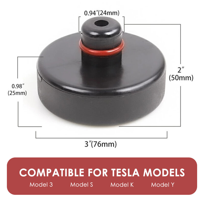 وسادة رفع رافعة من السيليكون مع حقيبة تخزين ، محول نقطة لـ Tesla ، نموذج 3 ، نموذج Y ، موديل S ، موديل X ، 4 حزمة ، 2 حزمة