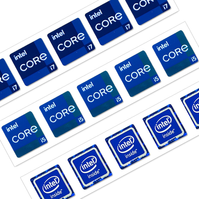 ملصق شخصي للديكور بنفسك ، ملصق للكمبيوتر المحمول ، سطح المكتب ، الكمبيوتر اللوحي ، Intel Core i5 ، i7 ، i5 ، i3 ، EVO CPU ، 5