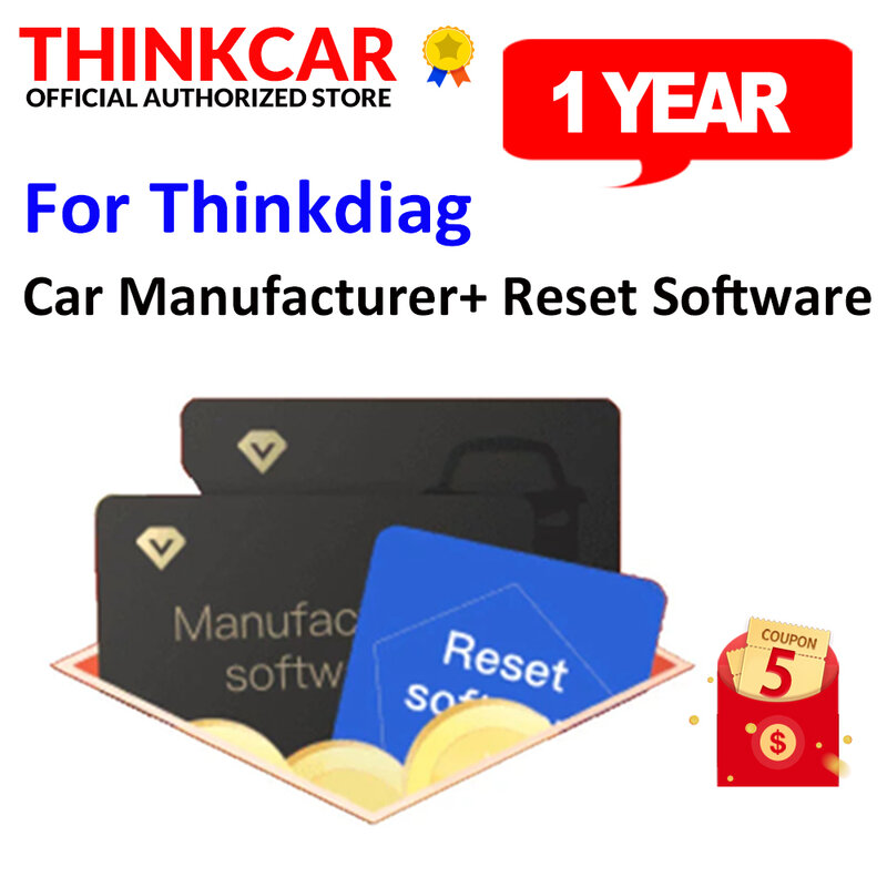 برنامج Thinkcar-Thinkdiag لتحديث لمدة سنة واحدة ، سيارة مفتوحة ، إعادة ضبط الشركة المصنعة ، تنشيط البرنامج الكامل لـ Thinkdiag