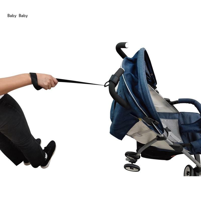 Q81A عربة أطفال سلامة المعصم حزام عربة طفل المضادة للانزلاق سلامة المعصم حزام اليد التحكم المقود مع تعليق هوك ل يدفع باليد