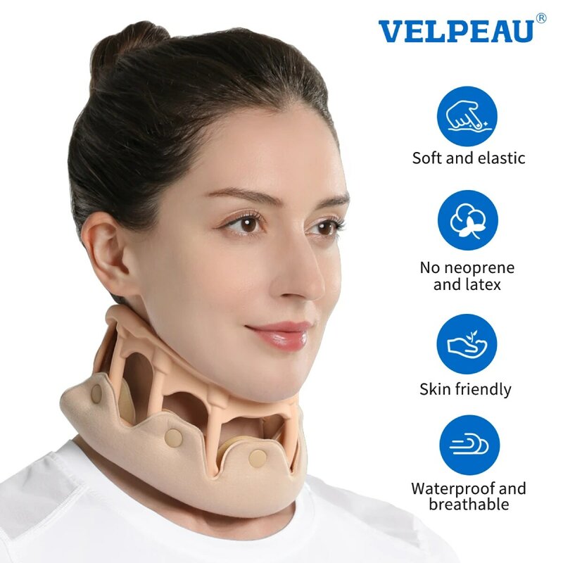 Velpeau-سيليكون العظام الرقبة هدفين ، طوق عنق الرحم ، تخفيف ضغط العمود الفقري و قاسية ، تنفس ودعم مستقر