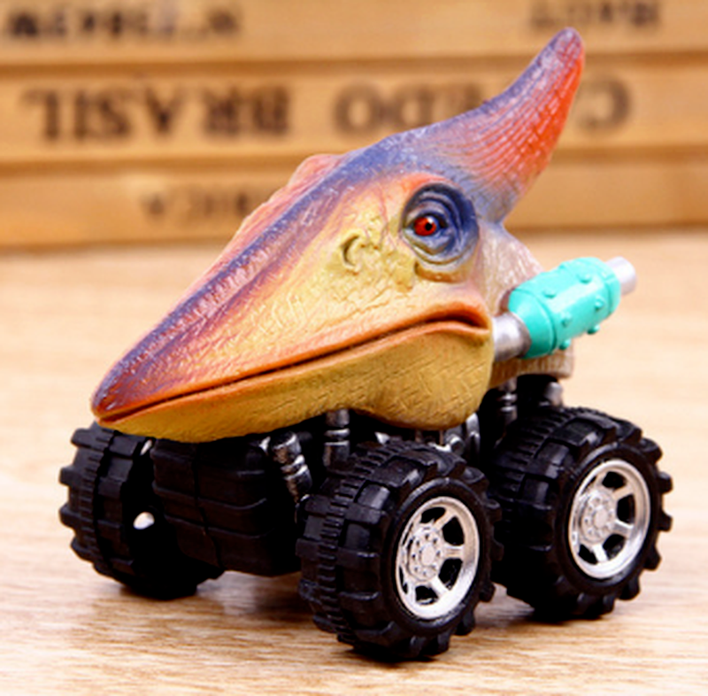لعبة على شكل ديناصور التراجع السيارات واقعية دينو سيارات شاحنة كبيرة صغيرة مع إطارات كبيرة دمى الديناصور الصغيرة للأطفال هدايا عيد ميلاد