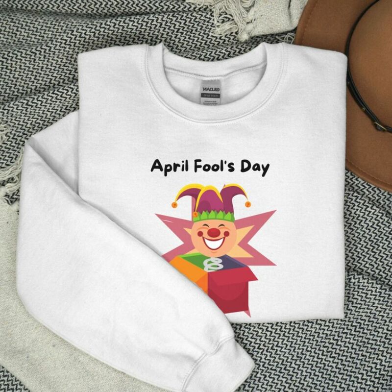 قميص رياضي April Foot Day ، بلوفر مضحك ، عاشق مزحة ، هودي برقبة دائرية ، قمة نكتة سخيفة ، الملابس الأولى