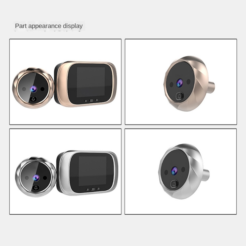 الرقمية LCD 2.8 بوصة جرس باب يتضمن شاشة عرض فيديو ثقب الباب المشاهد باب مراقبة العين كاميرا 90 درجة الجرس كشف الحركة العين