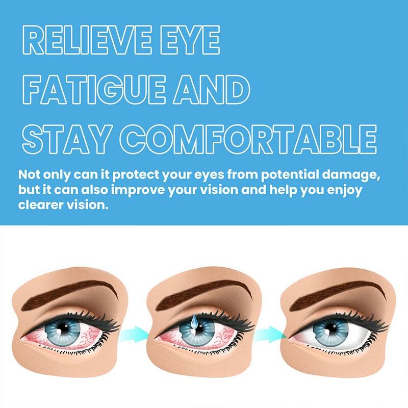 رؤية طول النظر الشيخوخي الجديدة استعادة قطرات العين ، تنظيف العينين ، تدليك العين ، يخفف الرعاية ، الحكة ، الاسترخاء ، الإزالة ، عدم الراحة من التعب