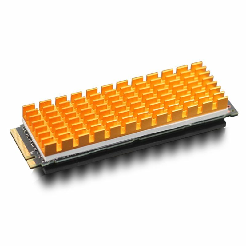 الألومنيوم L43D ل. 2 NVME SSD بالوعة الحرارة يدعم ل. 2 NVME SSD 2280 سطح المكتب