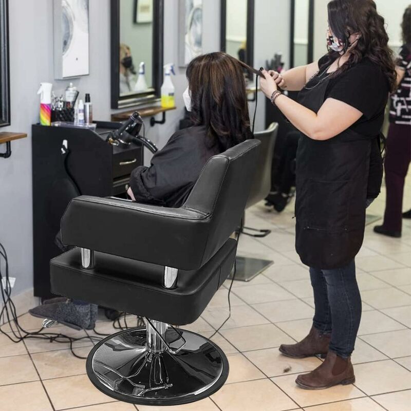 كرسي حلاقة مع مضخة هيدروليكية لصالون الشعر ، ارتفاع قابل للتعديل ، دوار درجة ، سبا ب