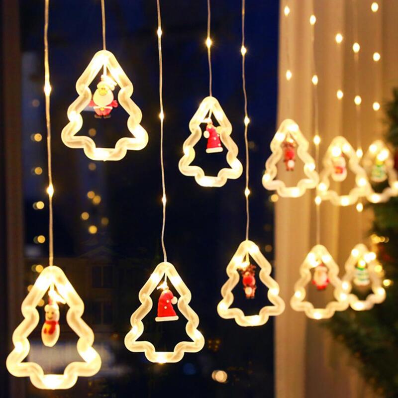 مصباح ستارة ضوء جنية لعيد الميلاد ، ديكور حفلات عيد الميلاد ، غير صارخ ، موفر للطاقة ، بطارية تعمل للاحتفالات