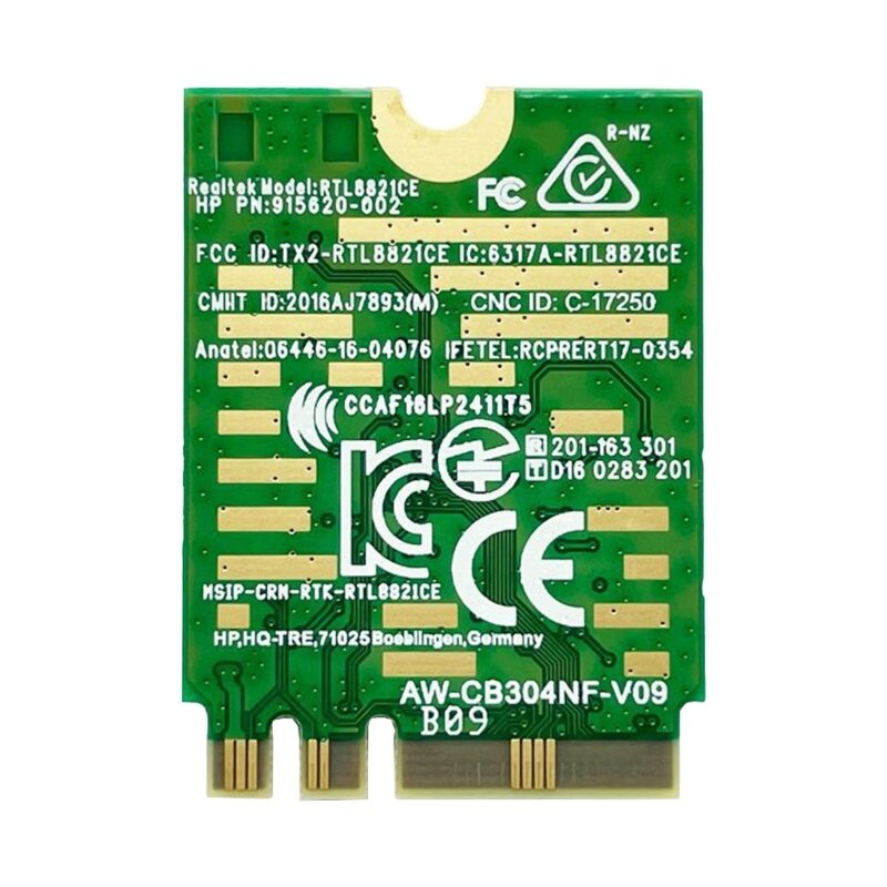 بطاقة WiFi M.2-NGFF AW-CB304NF RTL8821CE تدعم 802.11AC 2.4G + 5Ghz تردد 433M BT4.2 بطاقة الشبكة اللاسلكية