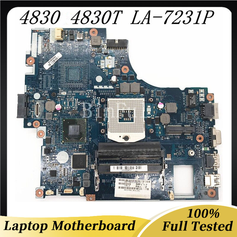 P4LJ0 LA-7231P شحن مجاني عالية الجودة اللوحة الرئيسية لشركة أيسر أسباير 4830 4830T اللوحة الأم المحمول DDR3 100% تعمل بشكل جيد