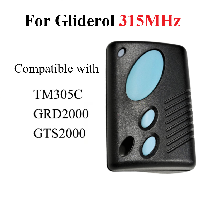 جهاز تحكم عن بعد لباب المرآب ، Gliderol ، TM305C ، GRD2000 ، GTS2000 ، 7.5 MHz