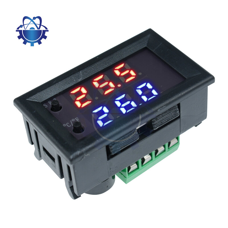 1 * W2809 W1209WK ترموستات ليد رقمي تحكم في درجة الحرارة وحدة استشعار درجة الحرارة الذكية وحدة 12 فولت العاصمة استشعار NTC للماء
