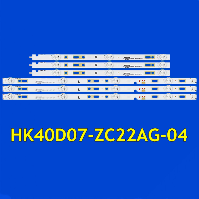 مجموعة 10 شريط إضاءة خلفية تلفاز ليد لـ 06,40f1-3x7755x14 06-40F1-3X7-755X14 303HK400038 HK40D07-ZC22AG-04