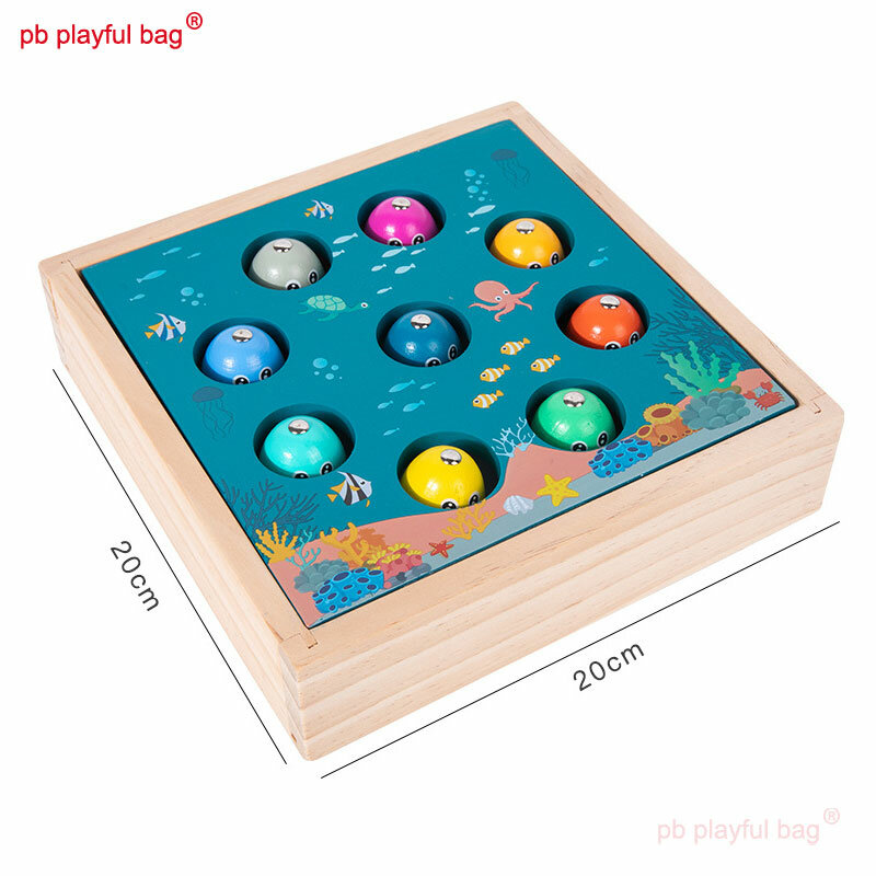 PB لعوب حقيبة المغناطيسي الصيد ألعاب الأطفال ألعاب تعليمية الحيوانات البحرية الإبداعية للاهتمام الهدايا التفاعلية UG185