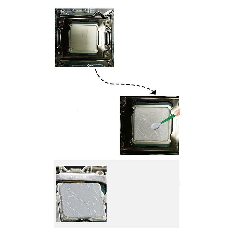الحرارية موصل الشحوم لصق سيليكون الجص بالوعة الحرارة مجمع لوحدة المعالجة المركزية الكمبيوتر GD900 الحرارة تبديد سيليكون لصق