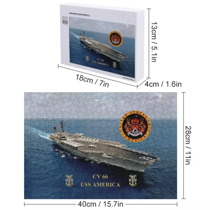 أحجية جديدة مخصصة للأطفال ، USS America ، هدايا مخصصة للأطفال ، من من من
