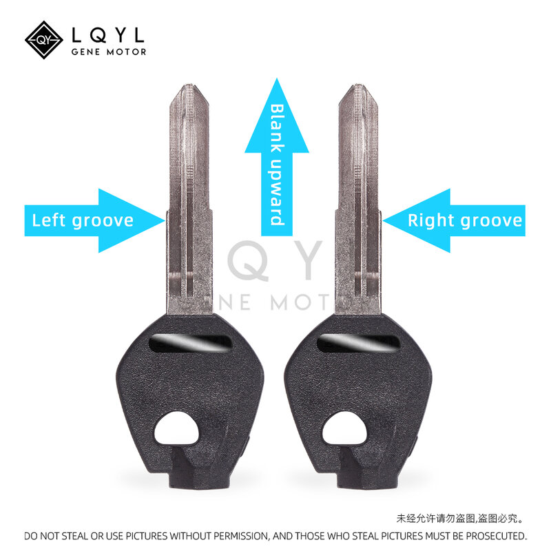 LQYL فارغة مفتاح استبدال مفاتيح تقطيعه لسوزوكي المغناطيس مكافحة سرقة قفل AN250 AN400 AN650 بورجمان Sj50 V125S V50 AG50 60 واحدة V125G