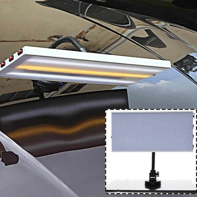 لوحة خط إزالة حائل إصلاح دنت بدون طلاء مصباح جسم السيارة PDR أداة LED ضوء 3 خطوط USB 5 فولت